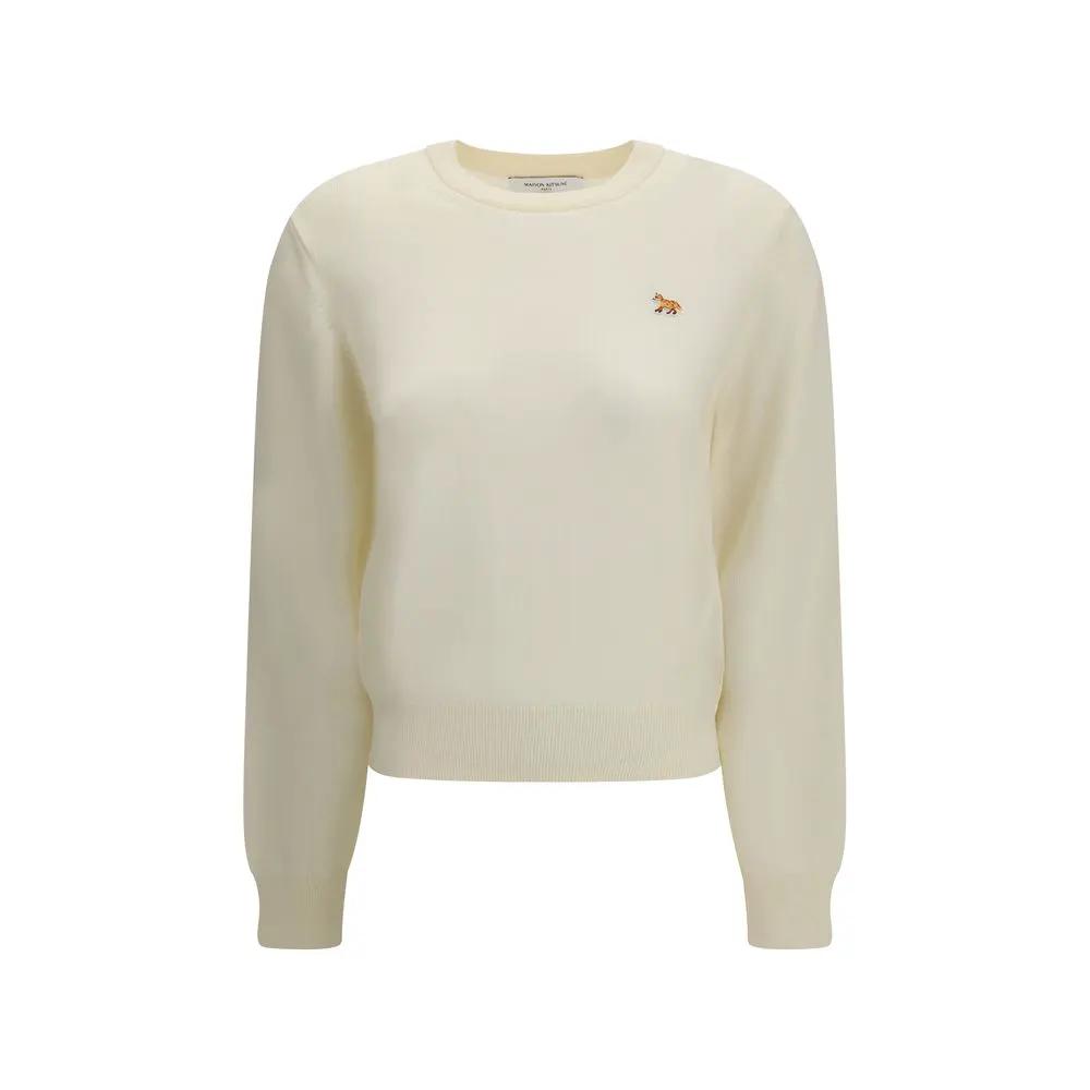 Maison Kitsuné Beige Wool Oves Aries Sweatshirt