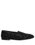 Chaussures Loafers Habillées Dolce & Gabbana Homme Brocart Pailleté Noir