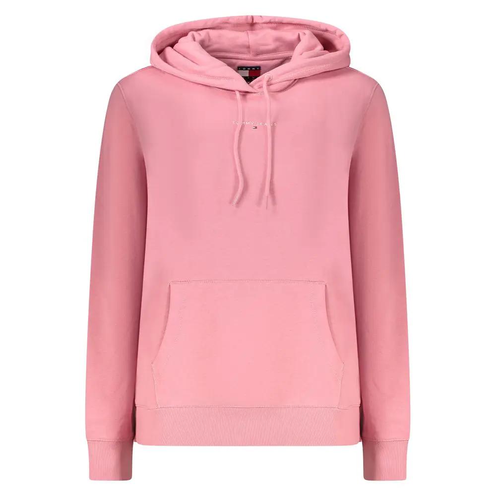 Pull Tommy Hilfiger rose en coton pour femme