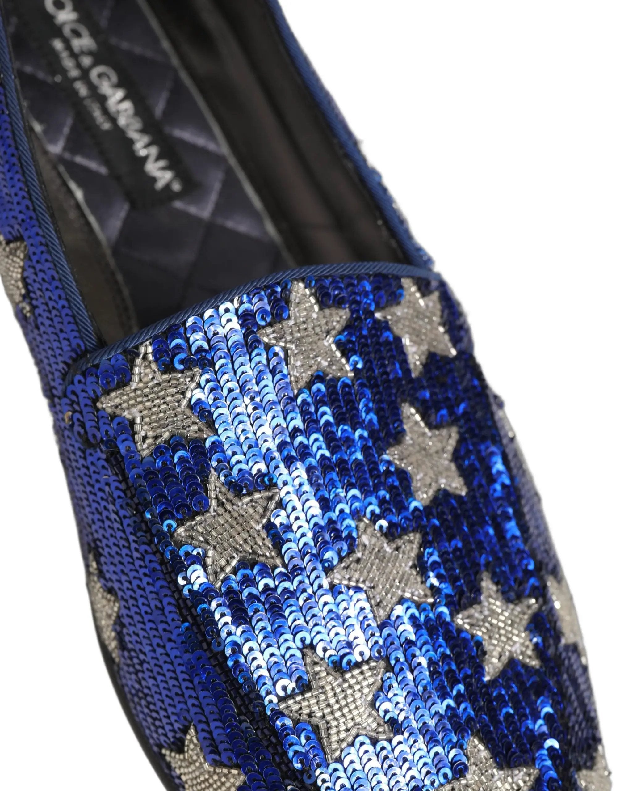 Chaussures Mocassins Dolce & Gabbana Paillettes Drapeau Multicolore