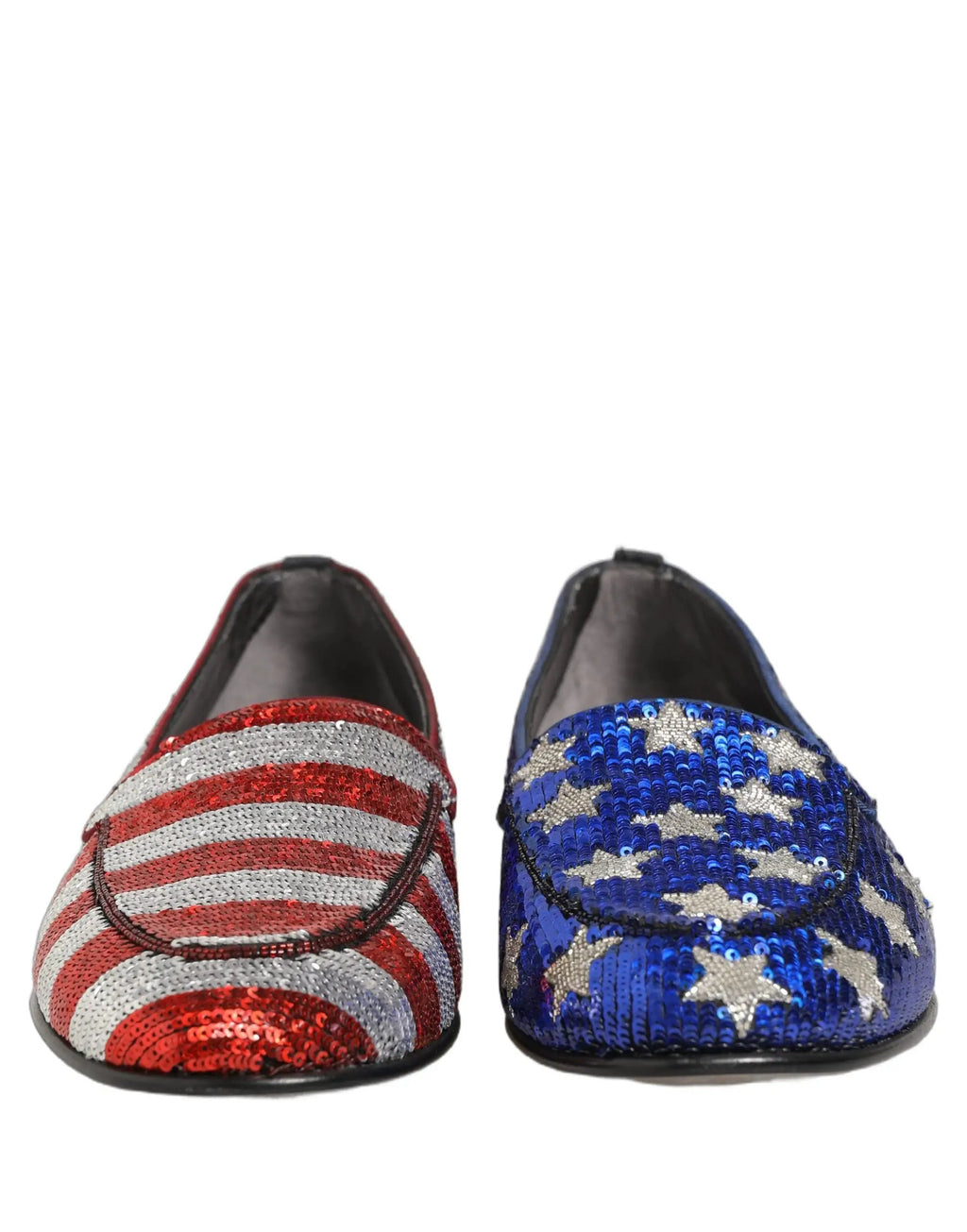 Chaussures Mocassins Dolce & Gabbana Paillettes Drapeau Multicolore