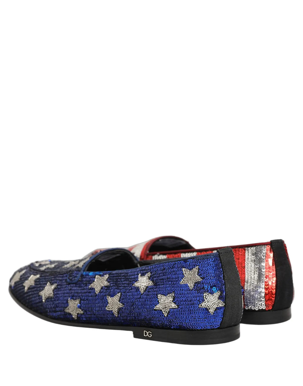 Chaussures Mocassins Dolce & Gabbana Paillettes Drapeau Multicolore
