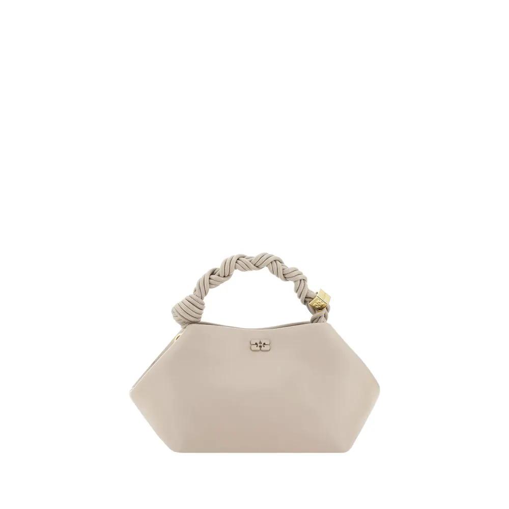 Sac à main Ganni en cuir recyclé blanc