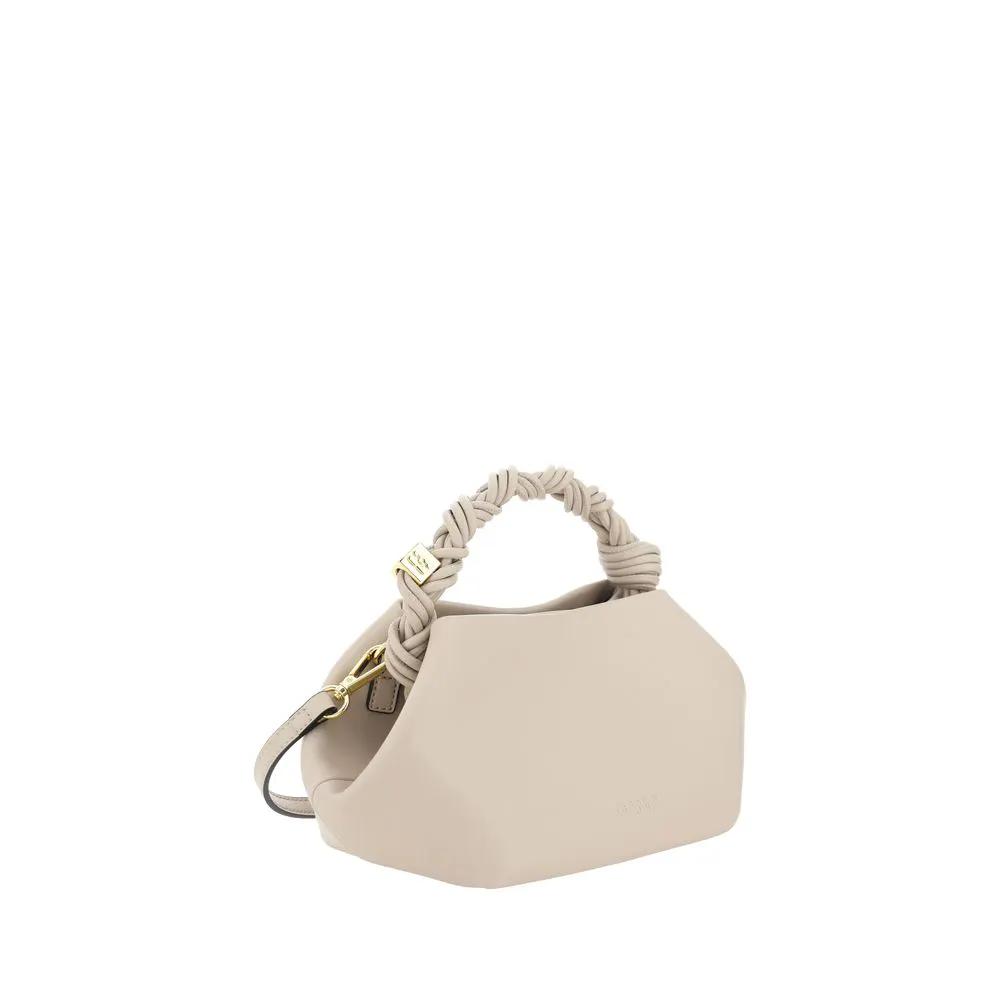 Sac à main Ganni en cuir recyclé blanc