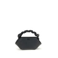 Sac à main Ganni noir en polyester recyclé