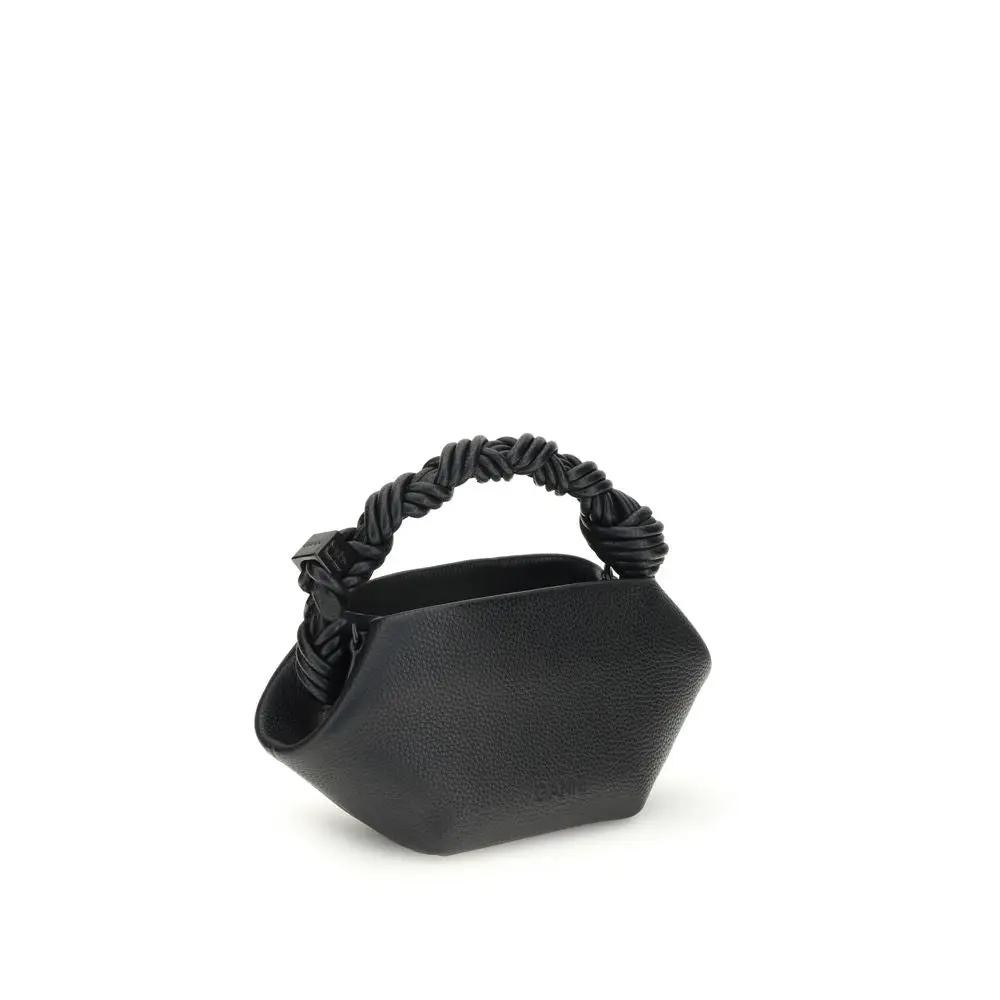 Sac à main Ganni noir en polyester recyclé