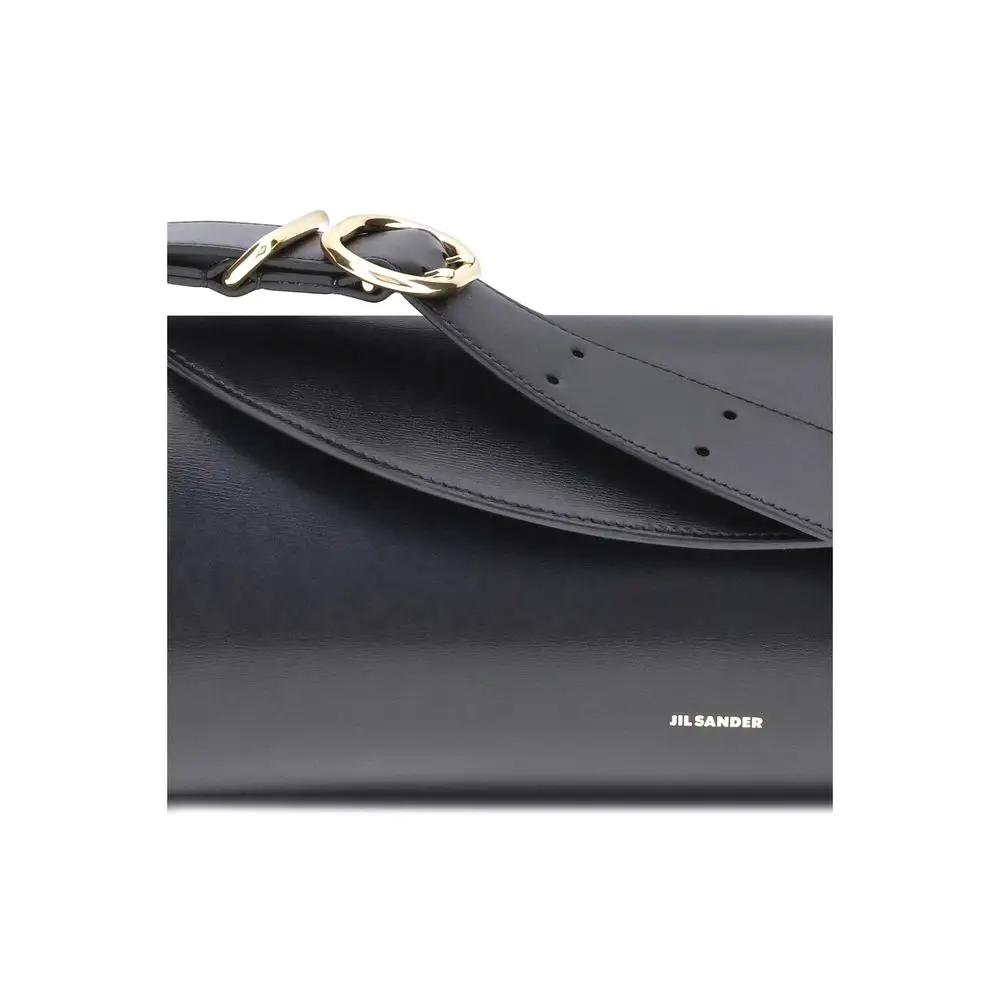 Sac bandoulière Jil Sander Bos Taurus en cuir de veau noir