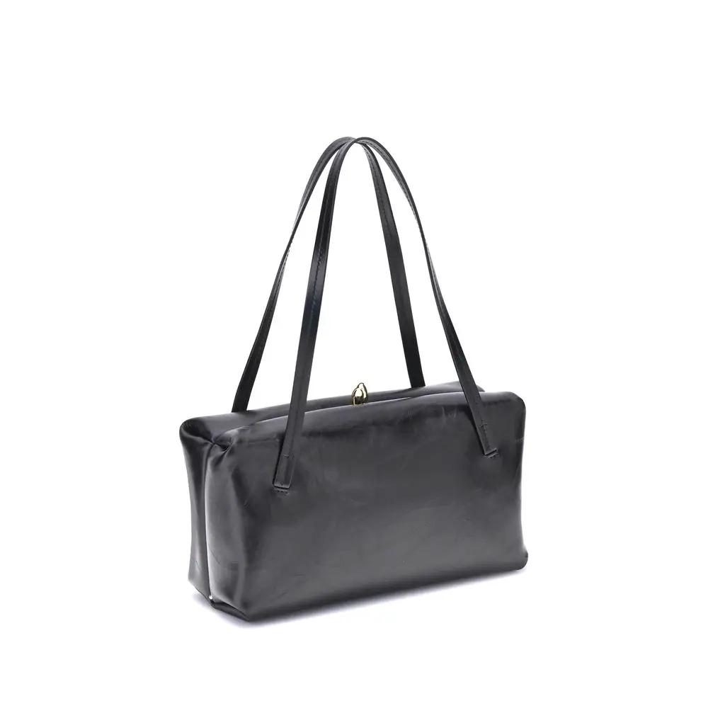 Sac bandoulière Jil Sander Bos Taurus en cuir de veau noir