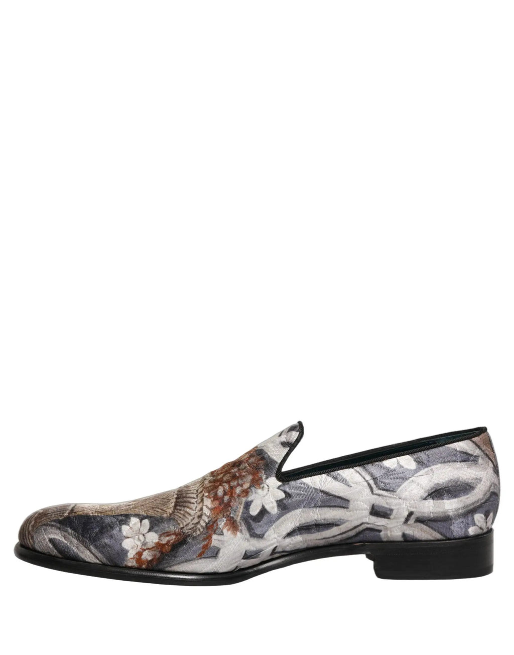 Mocassins brodés tapisserie florale multicolore Dolce & Gabbana