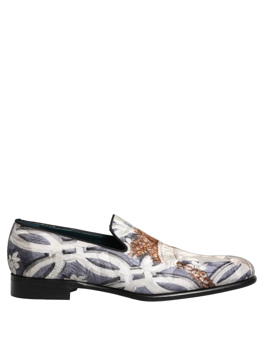 Mocassins brodés tapisserie florale multicolore Dolce & Gabbana