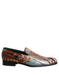 Chaussures Mocassins Dolce & Gabbana en Sequins Brodés Multicolores