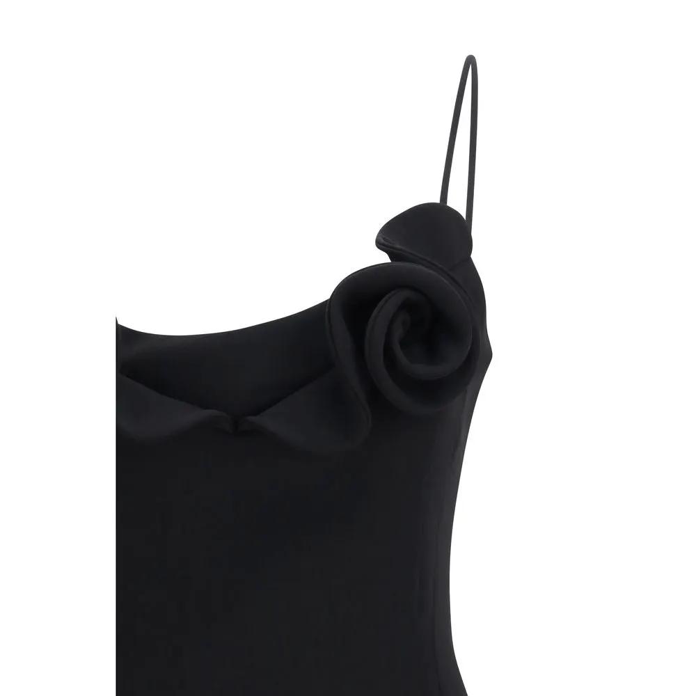 Magda Butrym Black Wool Oves Aries Casual Dress