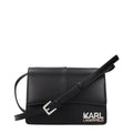 Sac bandoulière en polyéthylène noir Karl Lagerfeld