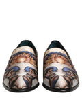 Chaussures Dolce & Gabbana Mocassins en Velours Imprimé Fruits Multicolore