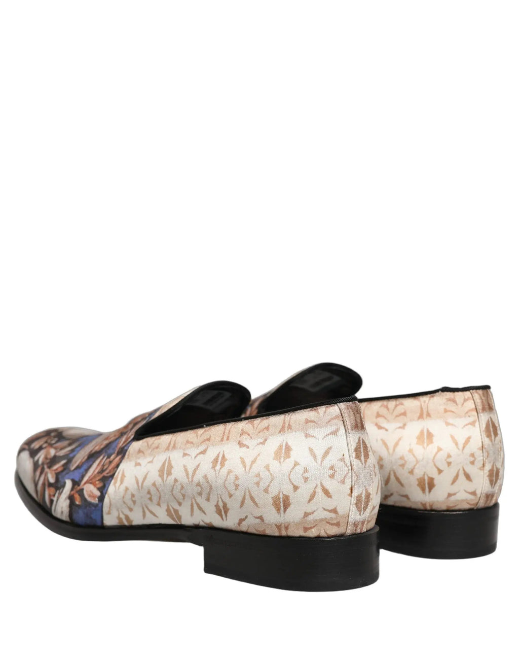 Chaussures Dolce & Gabbana Mocassins en Velours Imprimé Fruits Multicolore