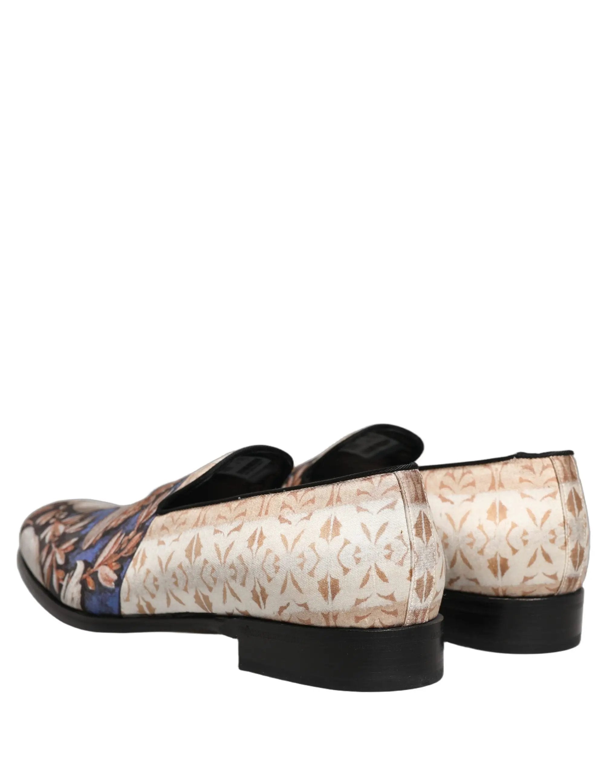 Chaussures Dolce & Gabbana Mocassins en Velours Imprimé Fruits Multicolore