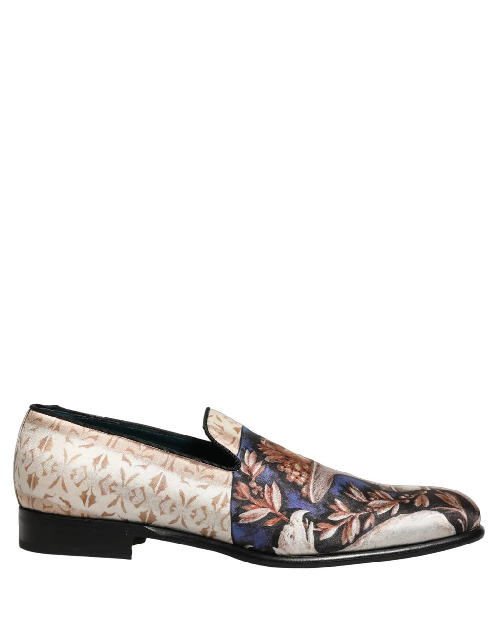 Chaussures Dolce & Gabbana Mocassins en Velours Imprimé Fruits Multicolore
