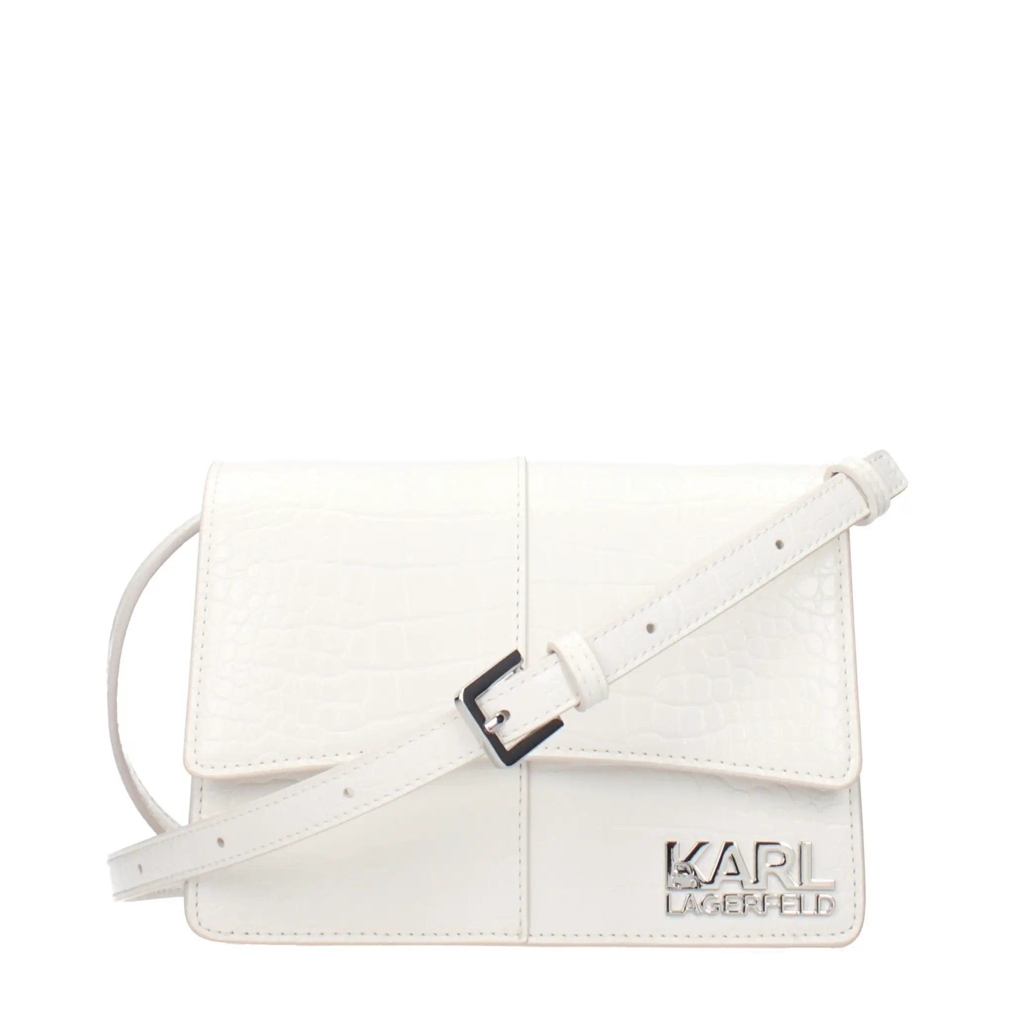 Sac bandoulière Karl Lagerfeld en polyéthylène blanc