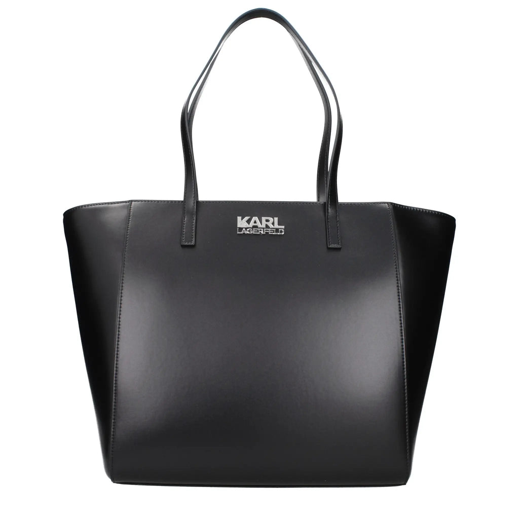Karl Lagerfeld Black Polyethylene Shoulder Bag