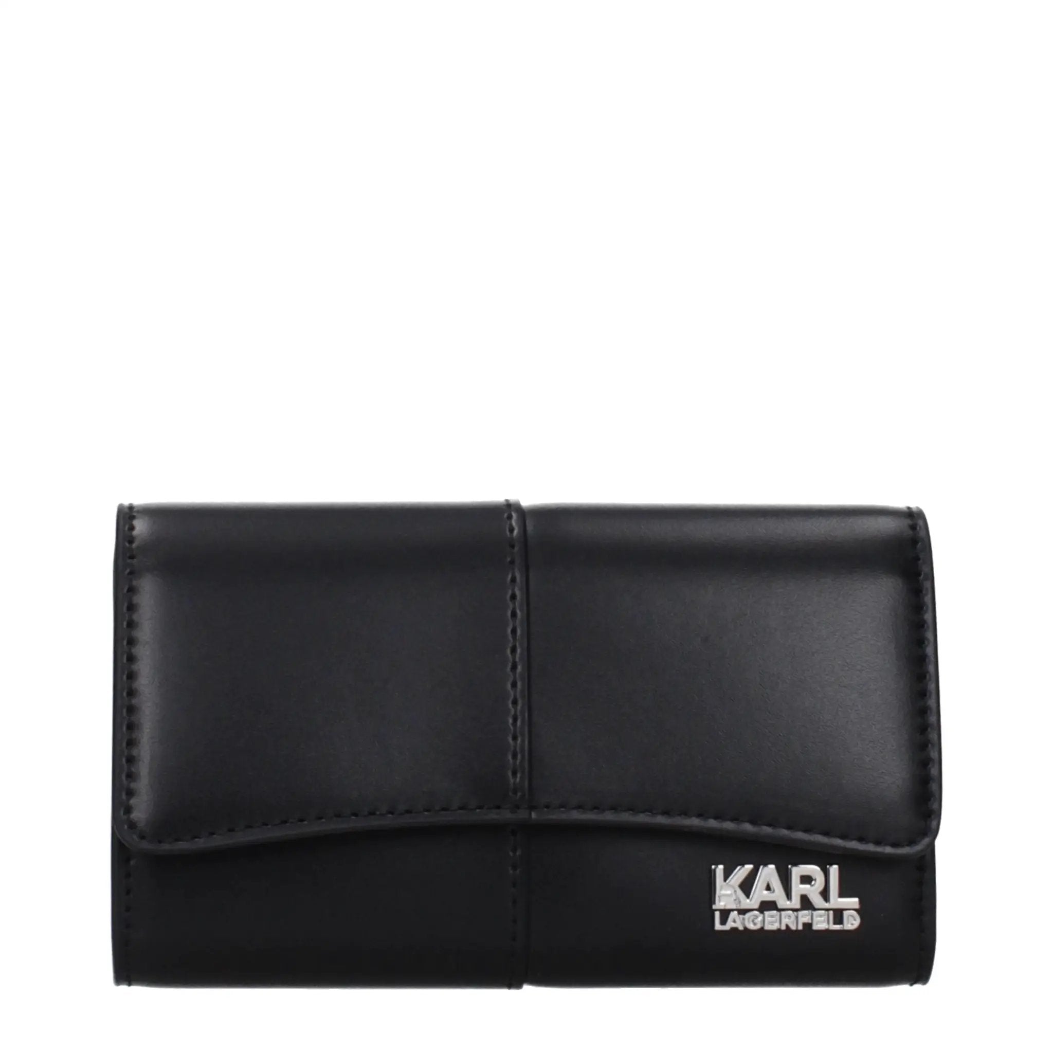 Portefeuille en polyéthylène noir Karl Lagerfeld