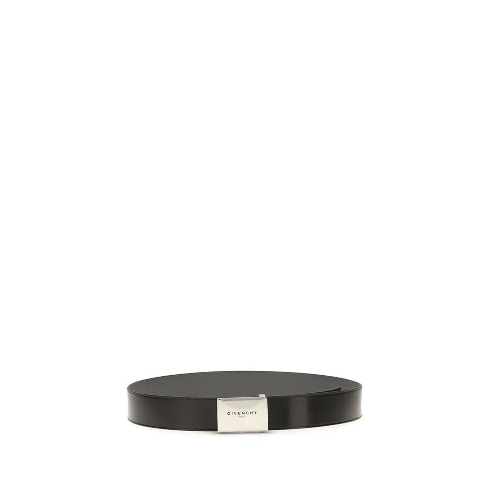 Ceinture Givenchy Bos Taurus Regular en cuir de veau noir