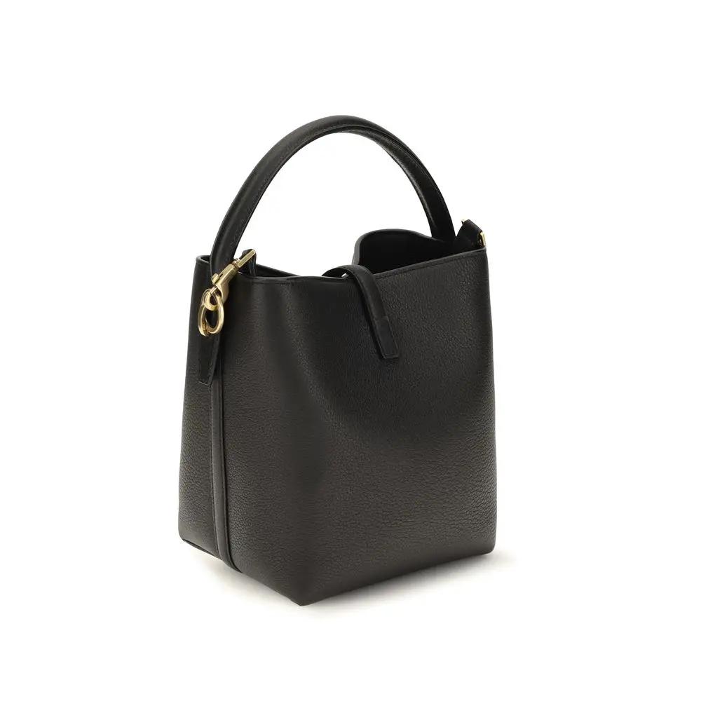 Sac seau noir cuir femme – Saint Laurent Le 37 AW26
