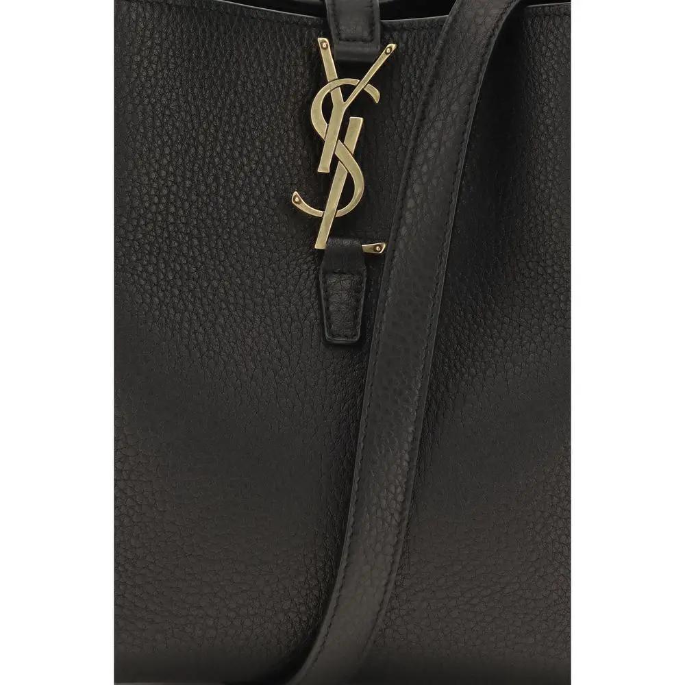 Sac seau noir cuir femme – Saint Laurent Le 37 AW26