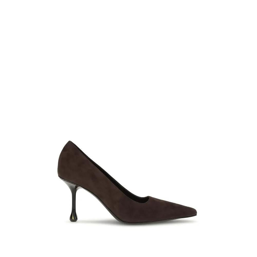 Jimmy Choo Brown Goatskin High Heel Pumps