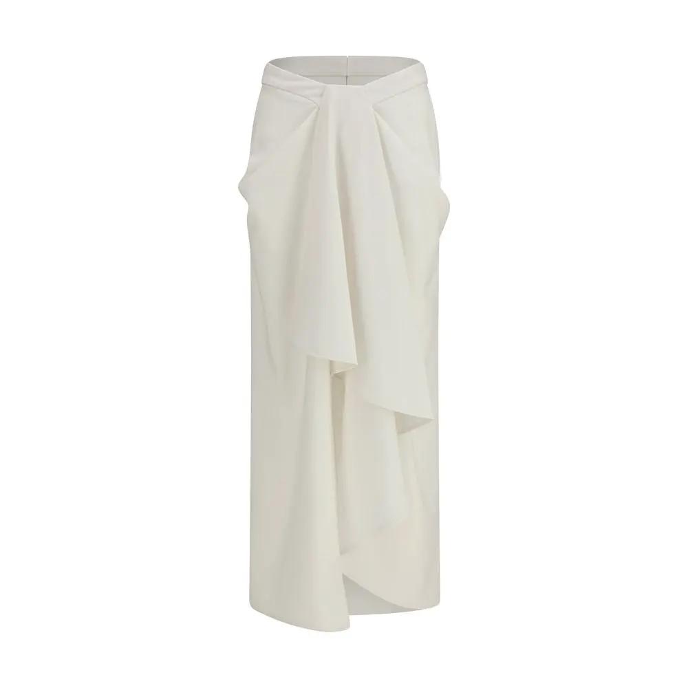 Jupe longue Givenchy en laine blanche Oves Aries