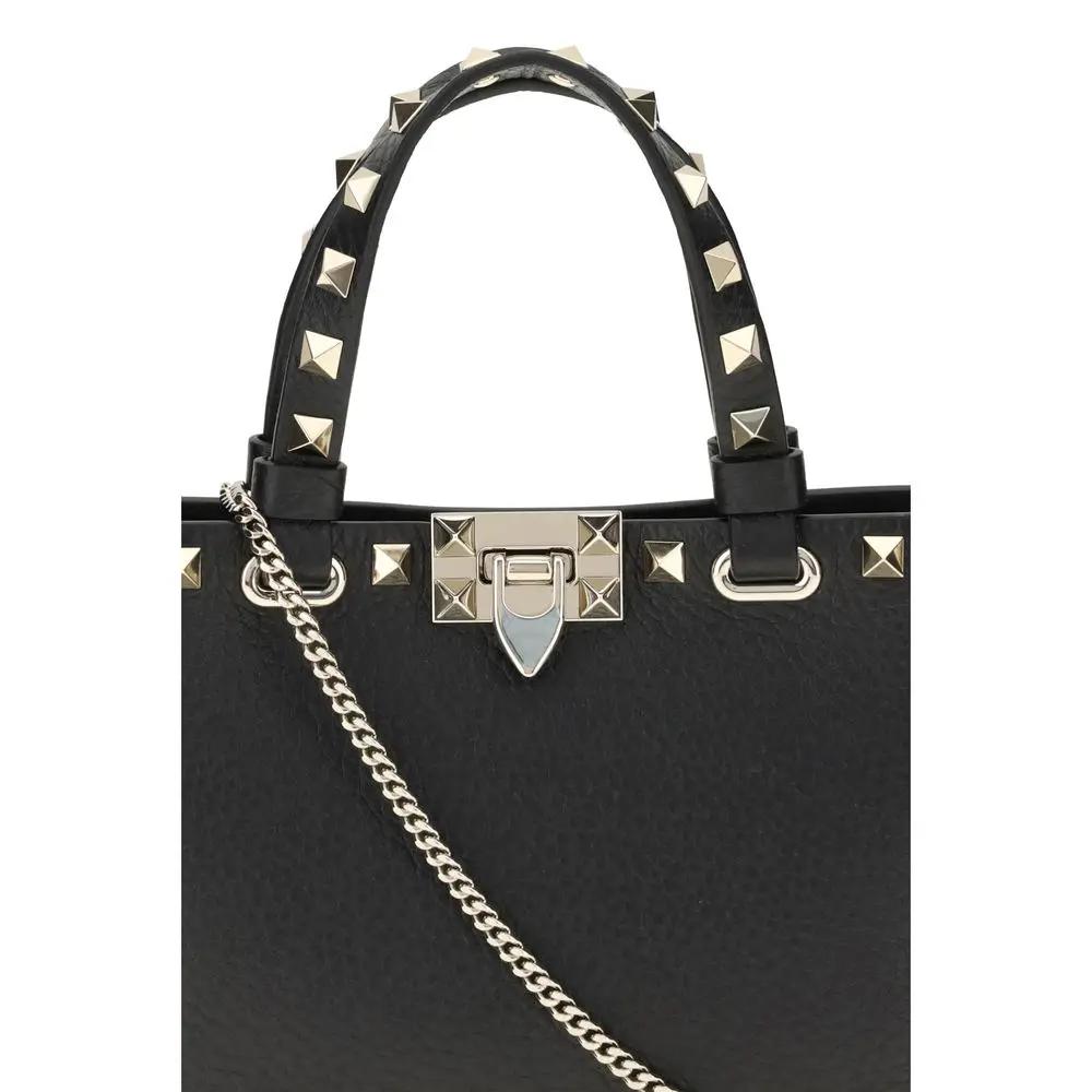 Mini sac noir cuir Rockstud femme – Valentino Garavani sac épaule AW26
