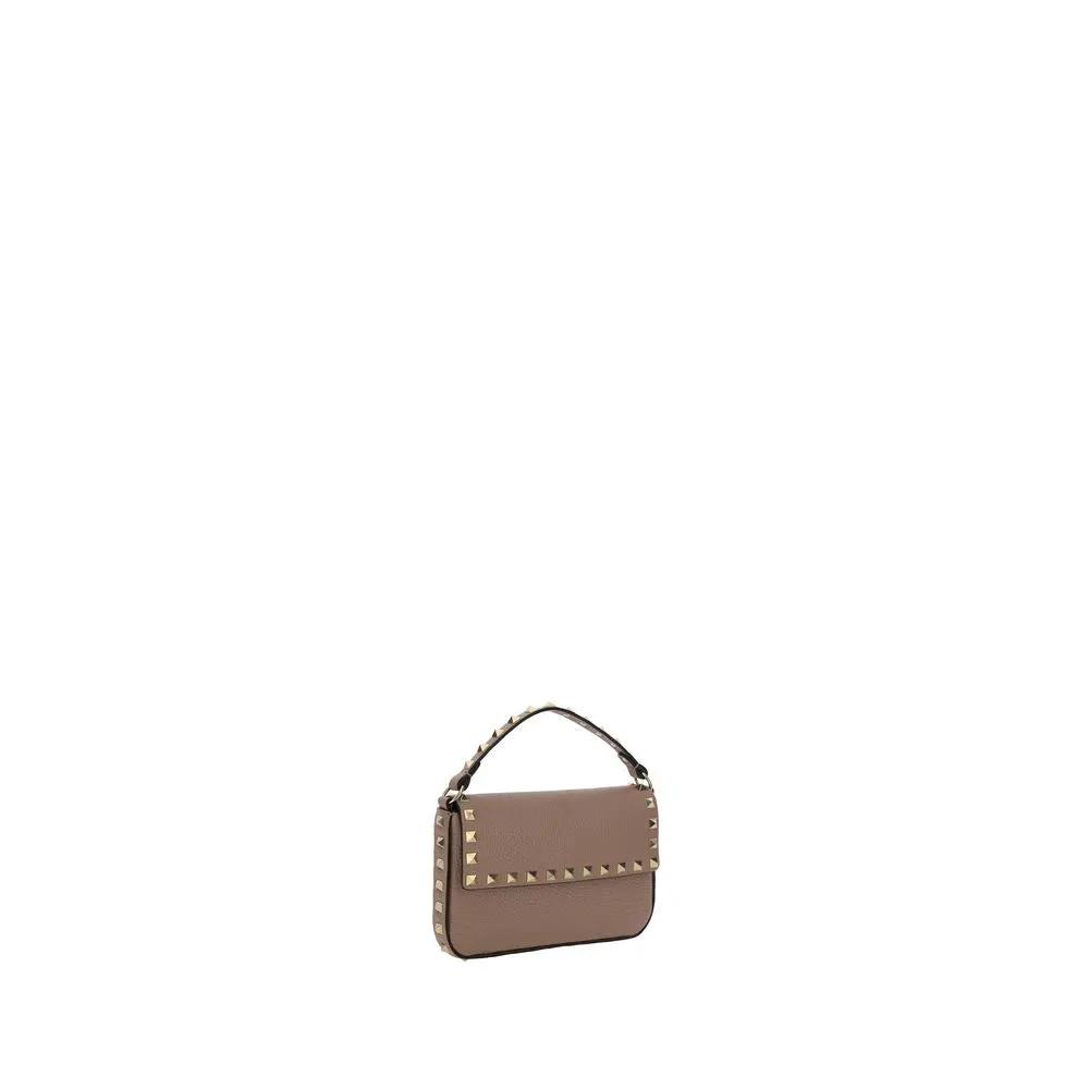 Women’s Pink Leather Rockstud Mini Bag – Valentino Garavani Shoulder Bag AW26