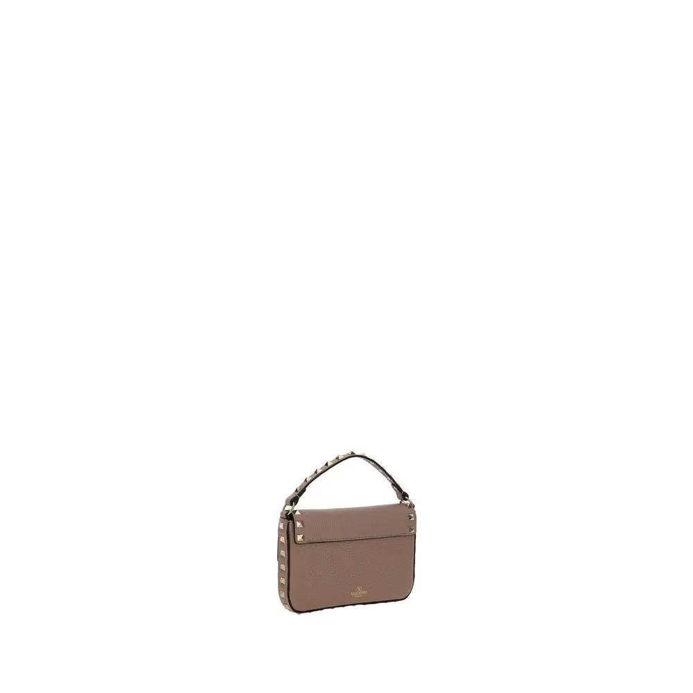 Women’s Pink Leather Rockstud Mini Bag – Valentino Garavani Shoulder Bag AW26
