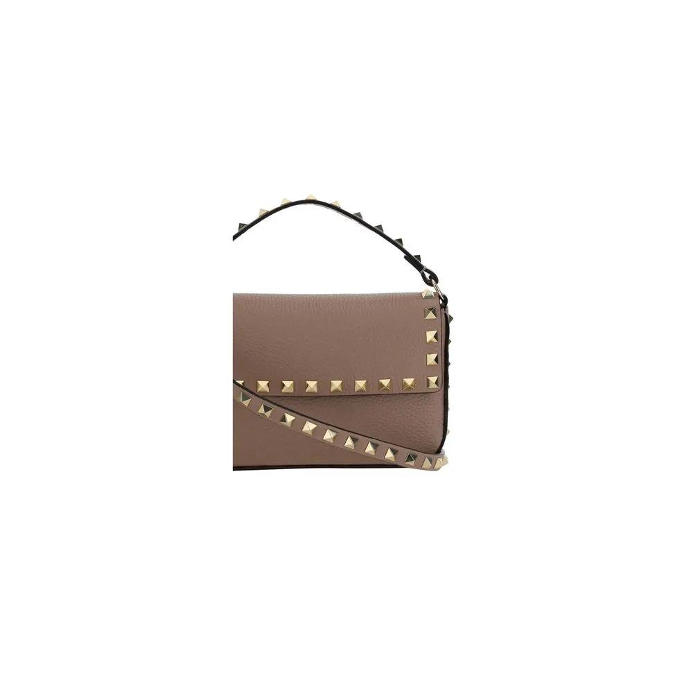 Women’s Pink Leather Rockstud Mini Bag – Valentino Garavani Shoulder Bag AW26