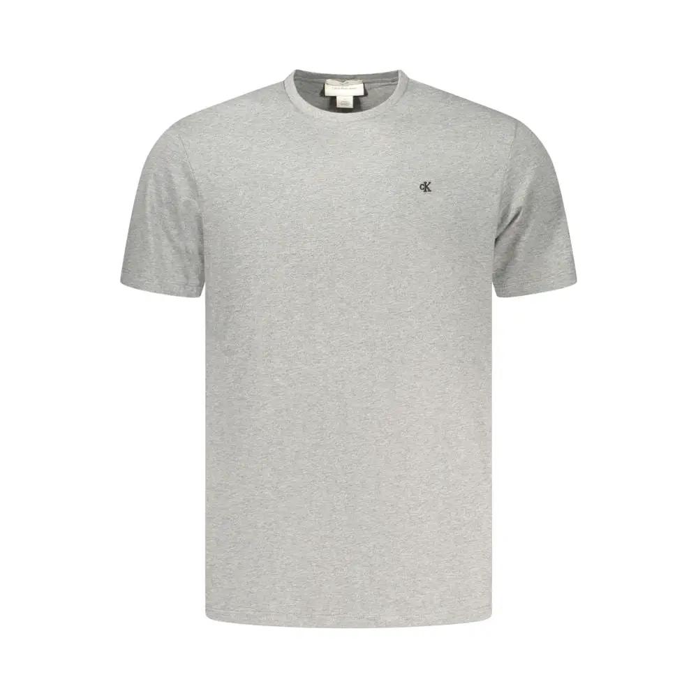 Calvin Klein Gray Cotton T-Shirt