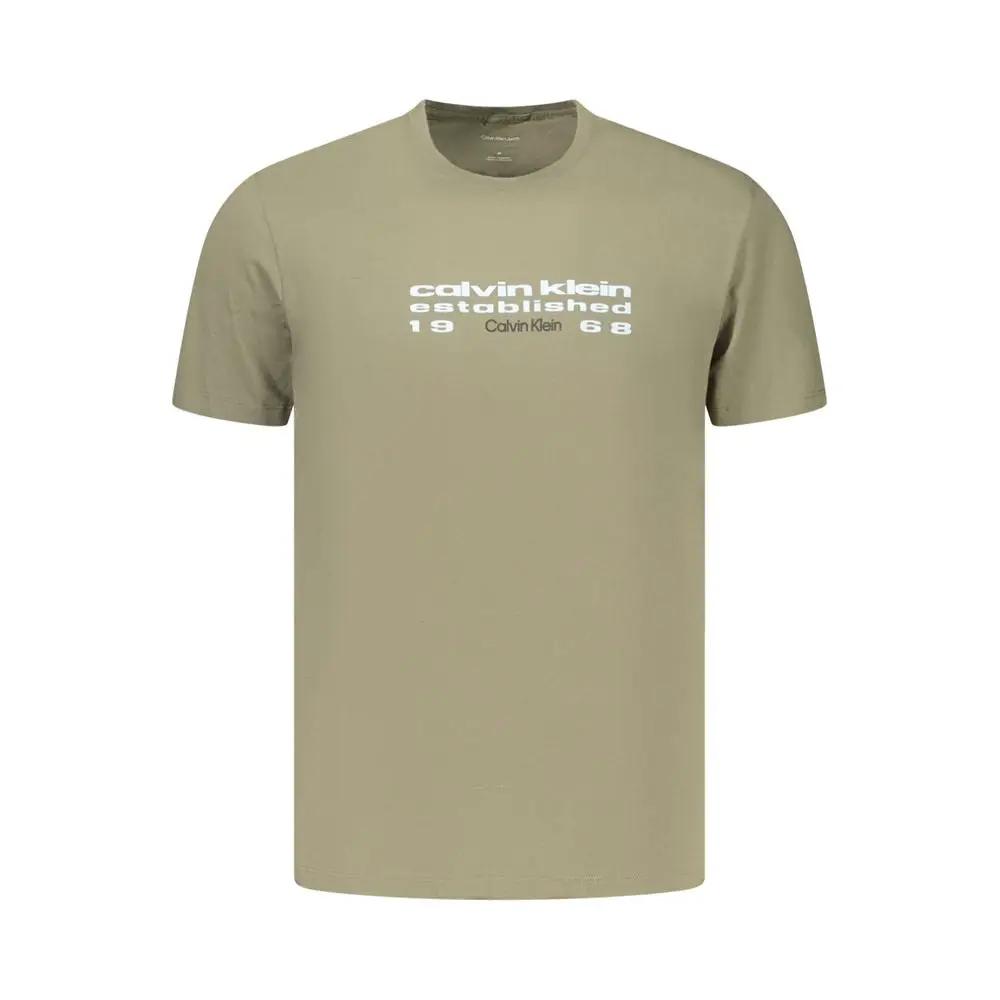 Calvin Klein Green Cotton T-Shirt