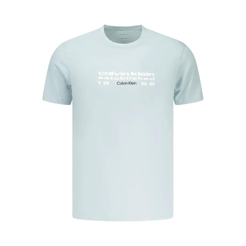 T-shirt bleu en coton Calvin Klein