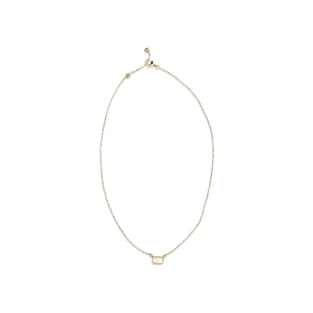 Valentino Garavani Bicolor Brass Necklace
