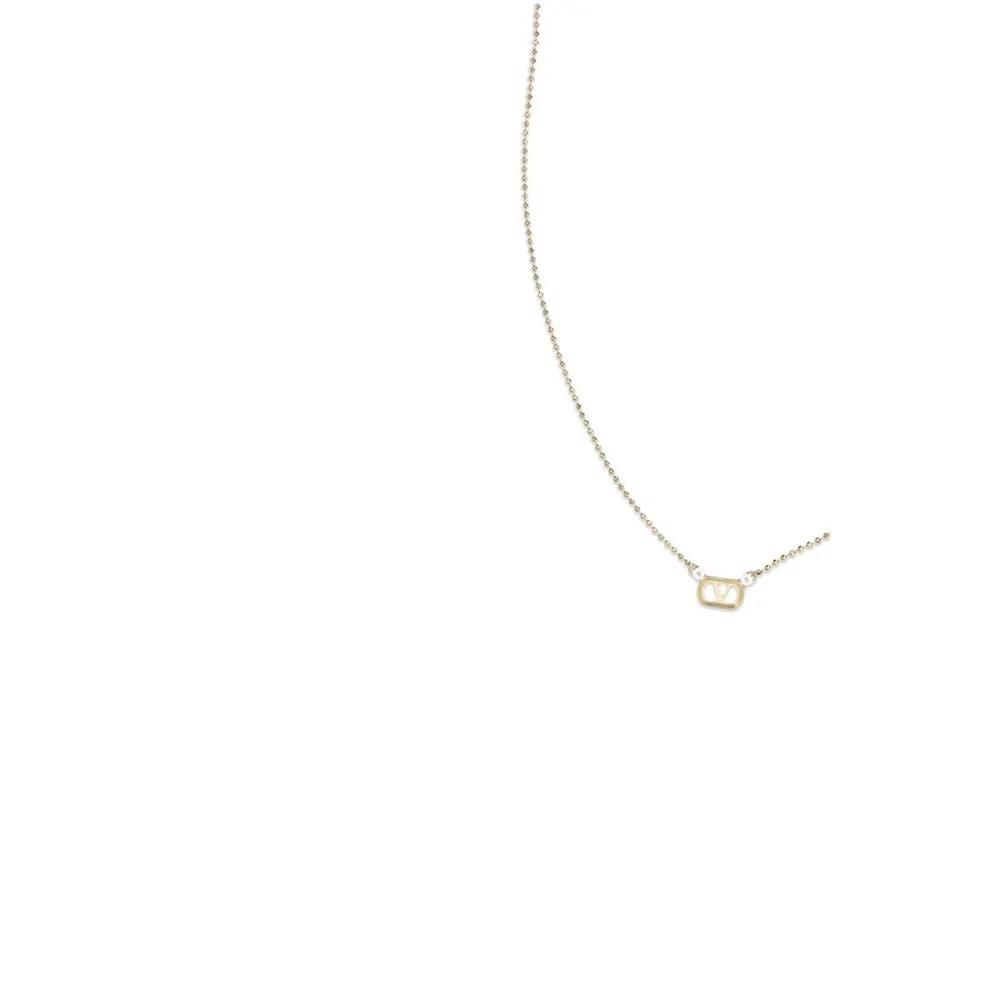 Valentino Garavani Bicolor Brass Necklace
