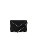 Valentino Garavani Black Calf Leather Bos Taurus Wallet
