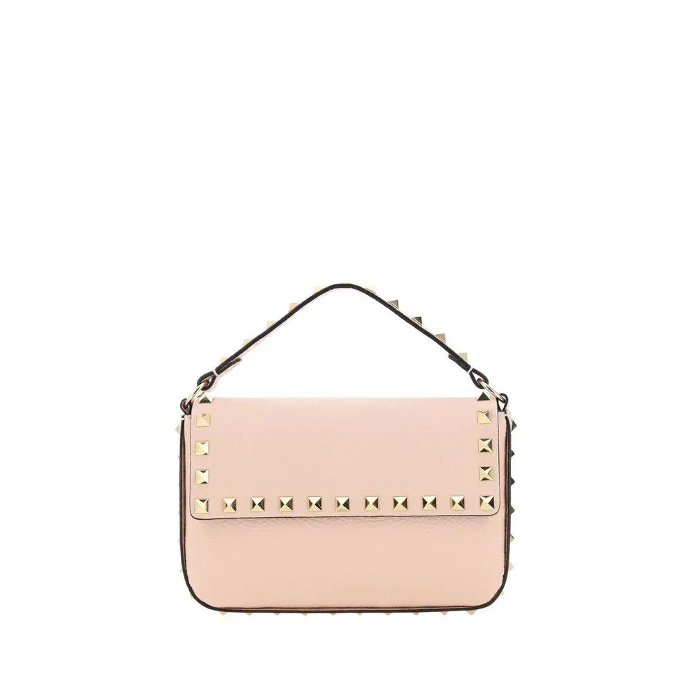 Women’s Pink Rockstud Mini Bag – Valentino Garavani Calf Leather Shoulder Bag AW26