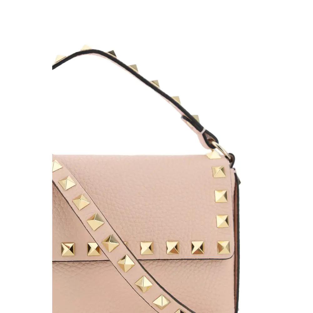 Women’s Pink Rockstud Mini Bag – Valentino Garavani Calf Leather Shoulder Bag AW26