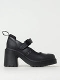 Escarpins à plateforme en cuir noir Dr. Martens