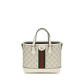 Gucci White Fabric Handbag
