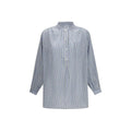 Marant Etoile Blue Cotton Pattern Shirt