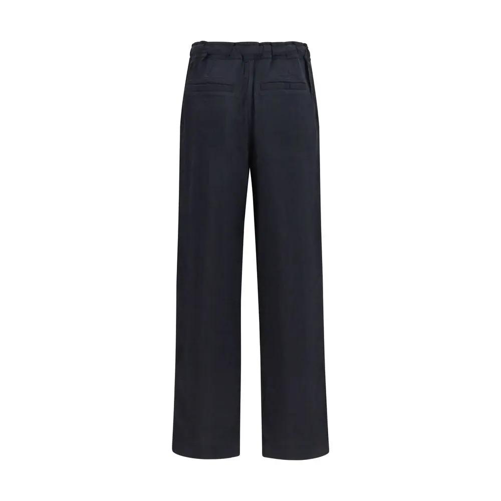 Pantalon décontracté noir en viscose Marant Etoile