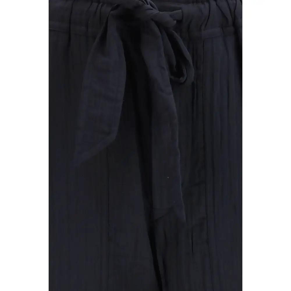 Pantalon décontracté noir en viscose Marant Etoile