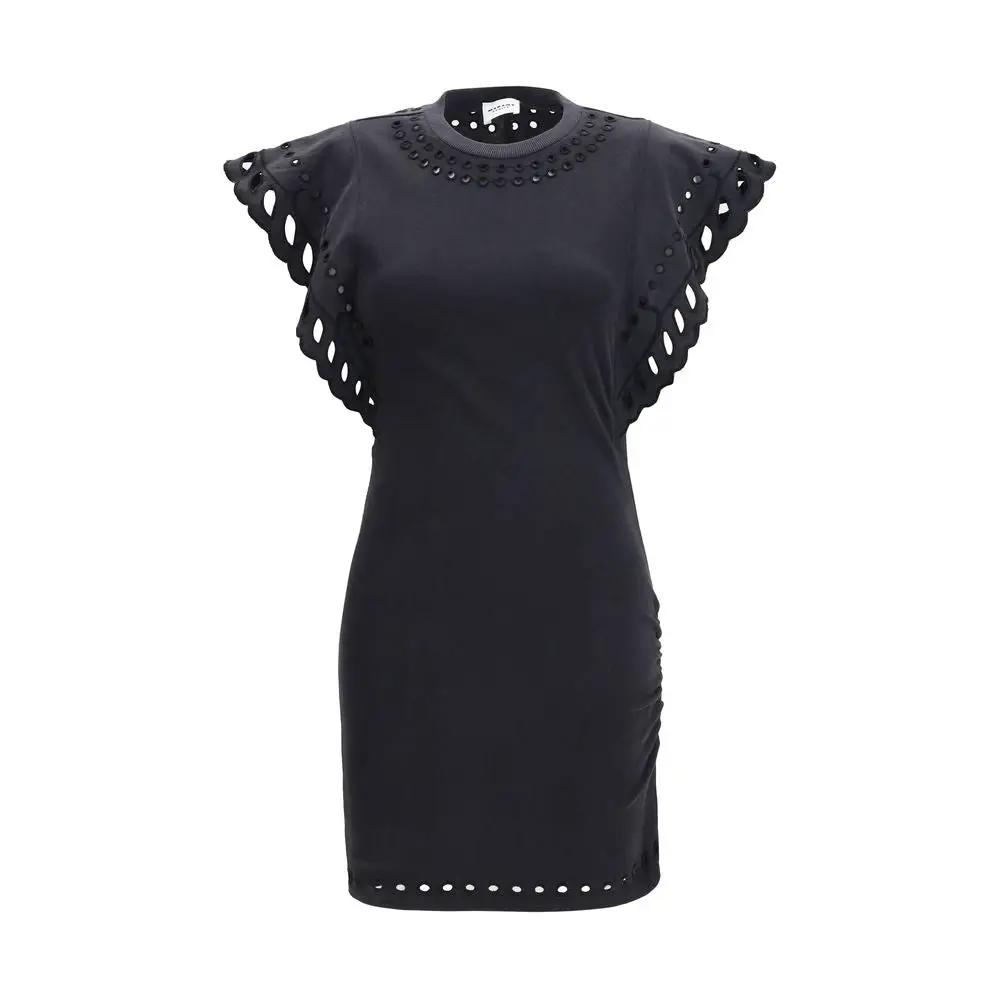 Robe décontractée en coton noir Marant Étoile