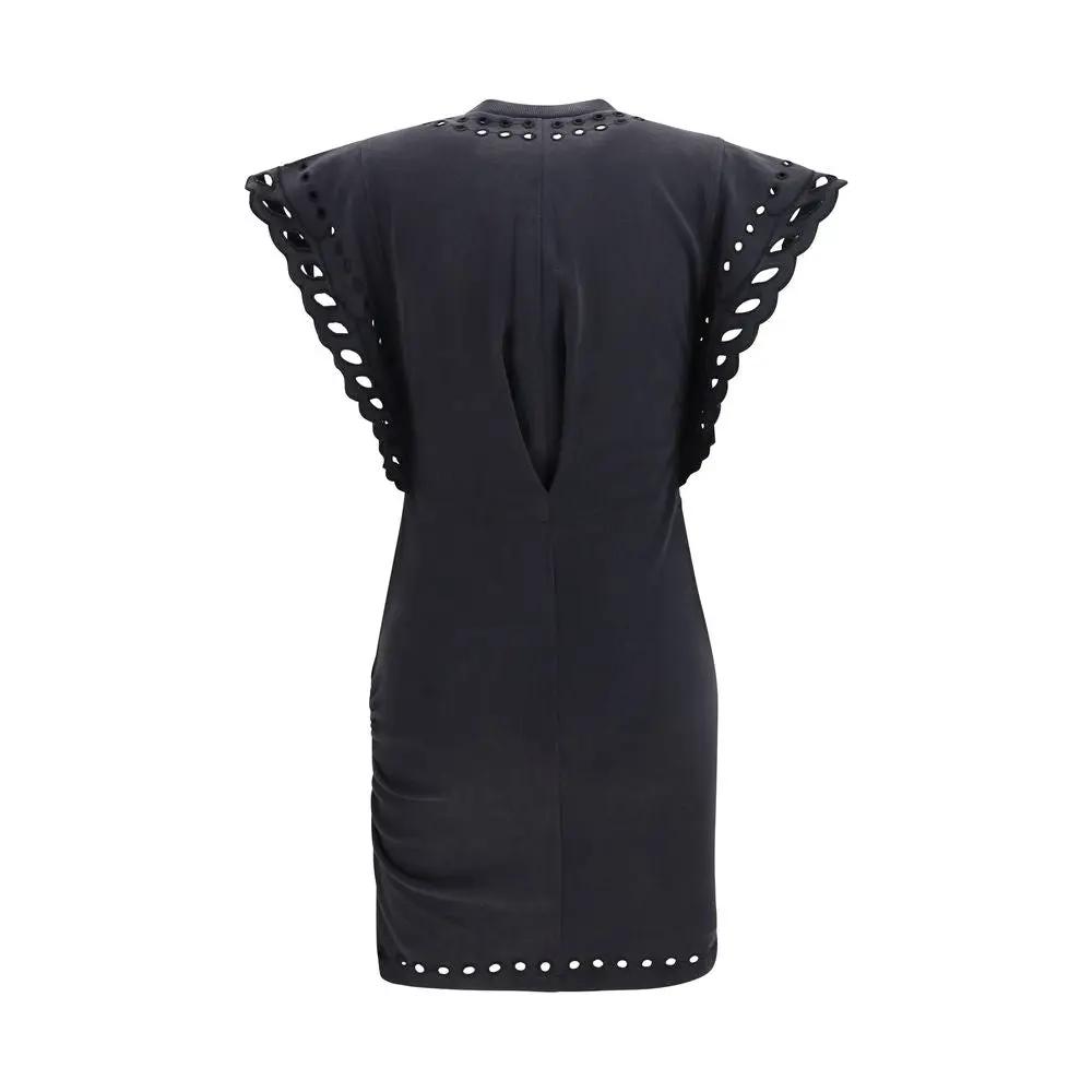 Robe décontractée en coton noir Marant Étoile