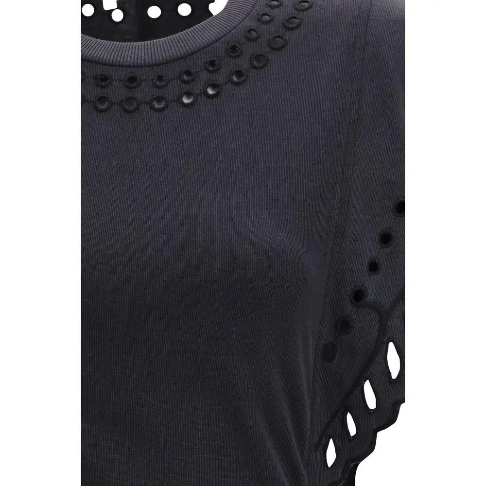 Robe décontractée en coton noir Marant Étoile