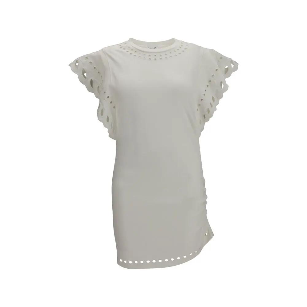 Robe décontractée en coton blanc Marant Étoile